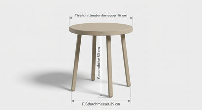 Solara Outdoor-Beistelltisch – Sandbeige